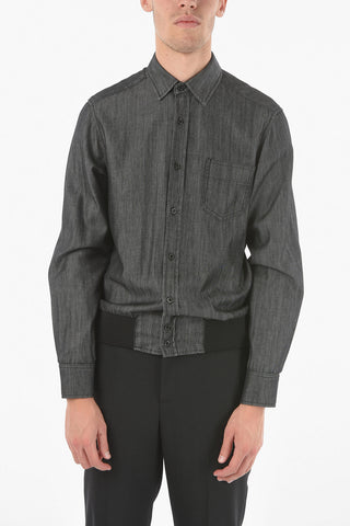 Denim Over shirt with breast pocket
