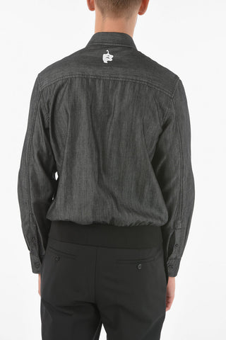 Denim Over shirt with breast pocket