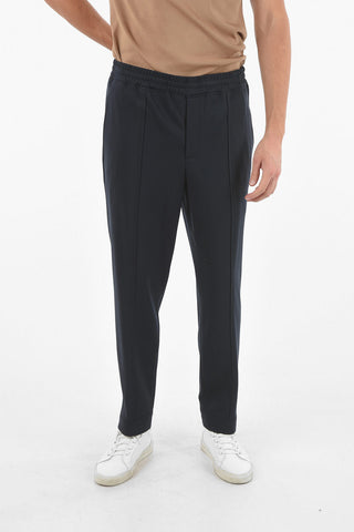 Regular Waist Slim Fit Joggers wit Ankle Zip
