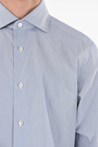 Standard Collar TROFEO COMFORT Micro-pinstriped Shirt