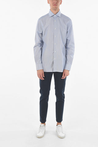 Standard Collar TROFEO COMFORT Micro-pinstriped Shirt