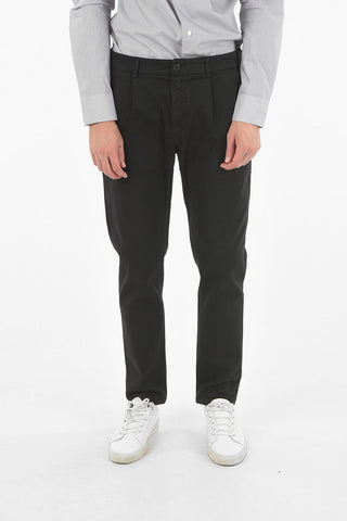 Single -pleated PRINCE Chino Pants