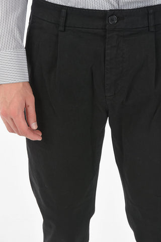 Single -pleated PRINCE Chino Pants