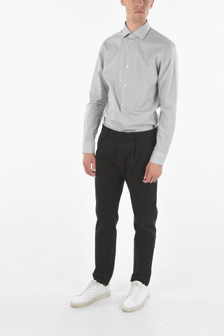 Single -pleated PRINCE Chino Pants