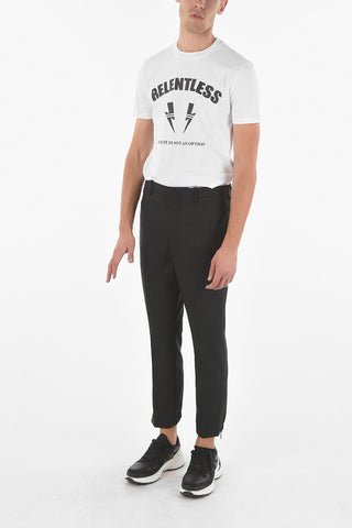 Ankle Zip Slim Fit Pants