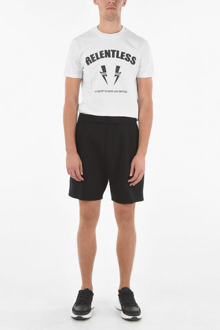 Drawstring Waist Slim Naval Fit Shorts
