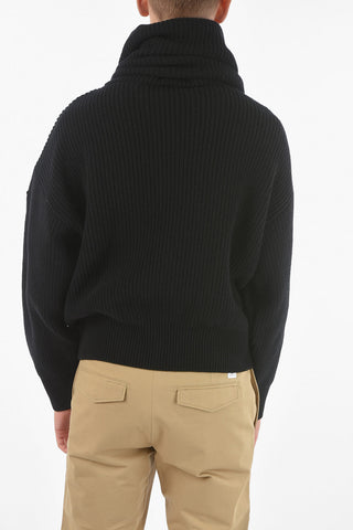 PALM ANGELS Maxineck CICLISTA Wool Pullover