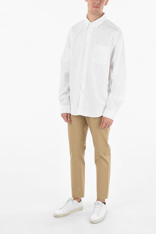 Button-down Shirt with Breast-pocket