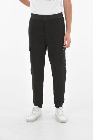 ZZEGNA Joggers In Cotone Garzato Con Tasche Laterali