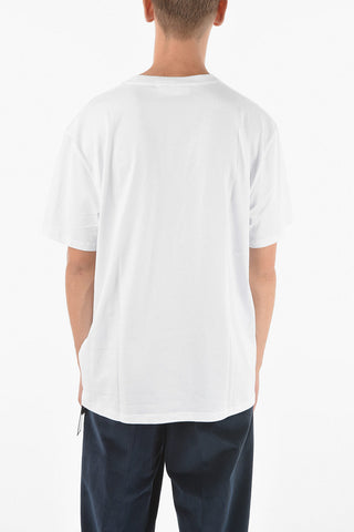 T-shirt Girocollo METAL THREAD THUNDERBOLT con Toppa