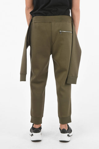 Loose Fit Joggers with Sleeves to Tie at the Waist