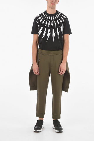 Loose Fit Joggers with Sleeves to Tie at the Waist
