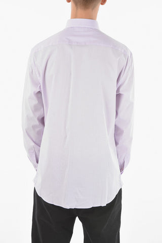 ZZEGNA Micro-pistriped GRAVITY SLIM FIT Standard Collar Shirt