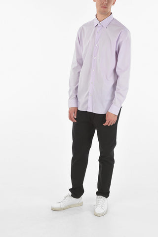ZZEGNA Micro-pistriped GRAVITY SLIM FIT Standard Collar Shirt