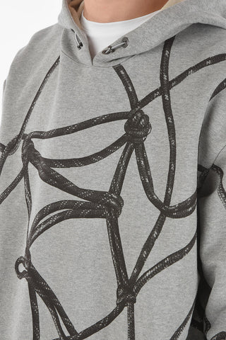 ZZEGNA Maxi Print Hoodie
