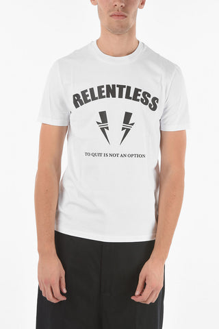 Contrasting Printed RELENTLESS SPORT BOLTS T-shirt
