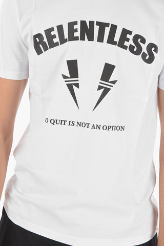 Contrasting Printed RELENTLESS SPORT BOLTS T-shirt