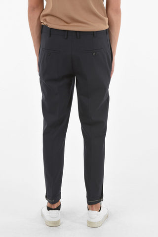 Slim Fit TRAVEL Pants with Ankle Zip