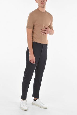 Slim Fit TRAVEL Pants with Ankle Zip