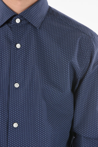 ZZEGNA Standard Collar SOFT TOUCH Pin Check Shirt