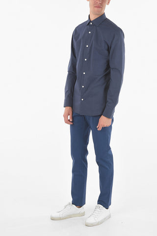 ZZEGNA Standard Collar SOFT TOUCH Pin Check Shirt