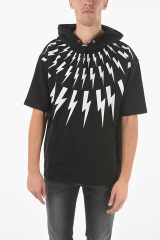 Short Sleeve FAIR-ISLE THUNDERBOLT Hoodie