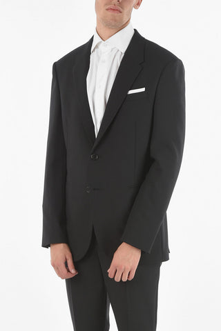 Slim Fit Notch Lapel 2-Button Blazer