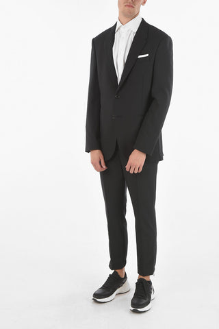 Slim Fit Notch Lapel 2-Button Blazer