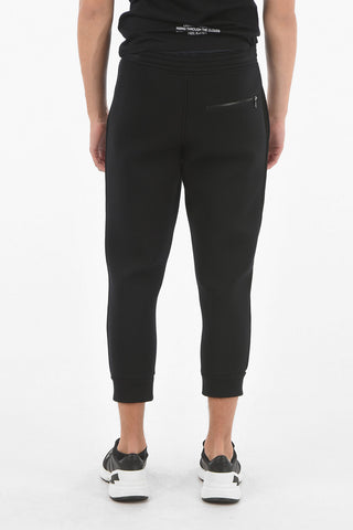 Low Rise Tech Fabric Joggers with Debossed THUNDERBOLT Print