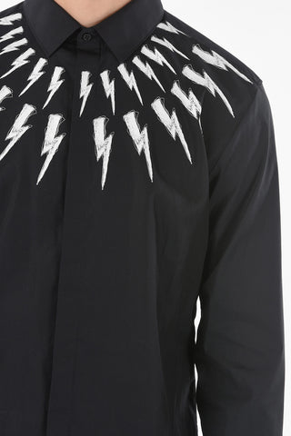 Camicia FAIR-ISLE THUNDERBOLT Slim Fit Collo Italiano