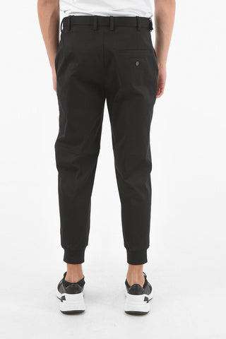 Low Waist Slouch Fit Pants with Belt
