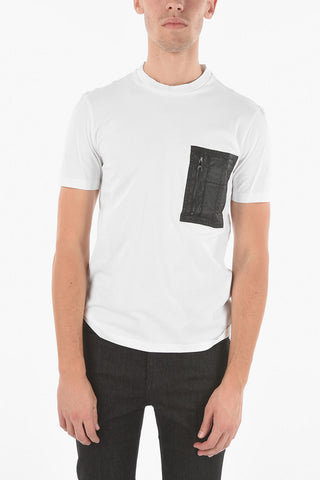 Crew-neck T-Shirt with Breast Pocket