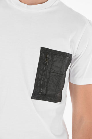 Crew-neck T-Shirt with Breast Pocket
