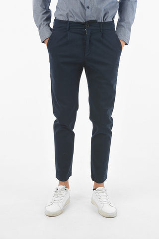 Single -pleated PRINCE Chino Pants