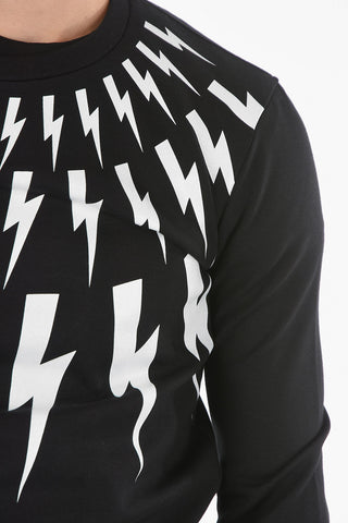 Slim Fit FAIRISLE THUNDERBOLT Sweatshirt