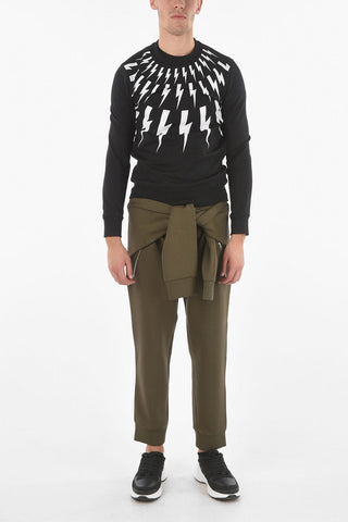 Slim Fit FAIRISLE THUNDERBOLT Sweatshirt
