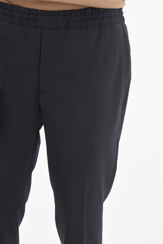 Low Waist Loose Fit Cuffed Hem Pants