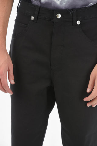 Multipocket Low-rise Jeans with Cuffed ankles 19cm