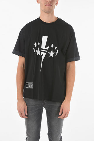 JAMES HARDEN Front Printed Crew-neck STAR BOLT T-shirt