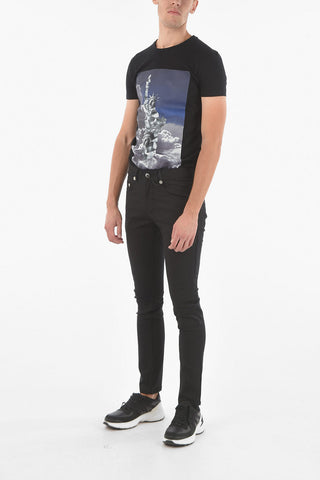 Super Skinny Jeans with Silver Buttons 15,5cm