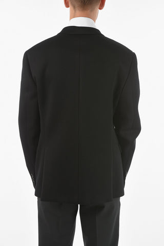Slim Fit Side Vents Peak Lapel 2-button Blazer