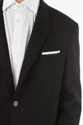 Slim Fit Side Vents Peak Lapel 2-button Blazer