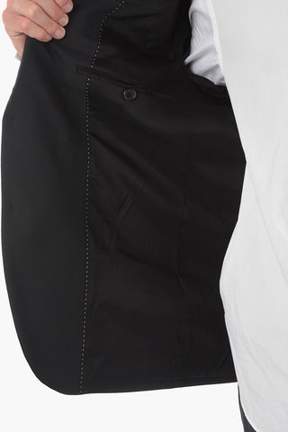 slim fit side vents notch lapel 2-button suit