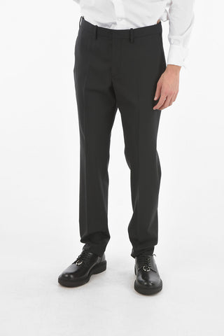 slim fit side vents notch lapel 2-button suit