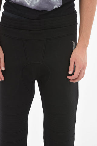3-pocket Skinny Biker Joggers with THUNDERBOLT Embroidery