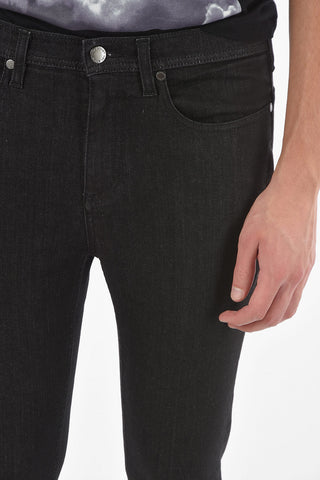 THE GODFATHER OF DENIM Super Skinny Jeans with Contrasting Hem 15cm