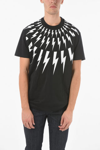 Slim Fit FAIR-ISLE THUNDERBOLT T-Shirt