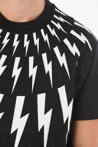 Slim Fit FAIR-ISLE THUNDERBOLT T-Shirt