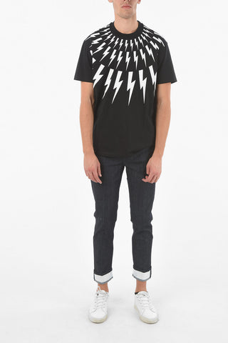Slim Fit FAIR-ISLE THUNDERBOLT T-Shirt
