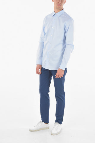 ZZEGNA Camicia A Maniche Lunghe SLIM FIT Con Colletto Francese